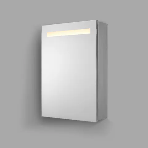 BRAND NEW BOXED INGA 500 x 700 TOP-LIT LED ALUMINIUM MIRROR CABINET - C57.7501 (1 BOX)