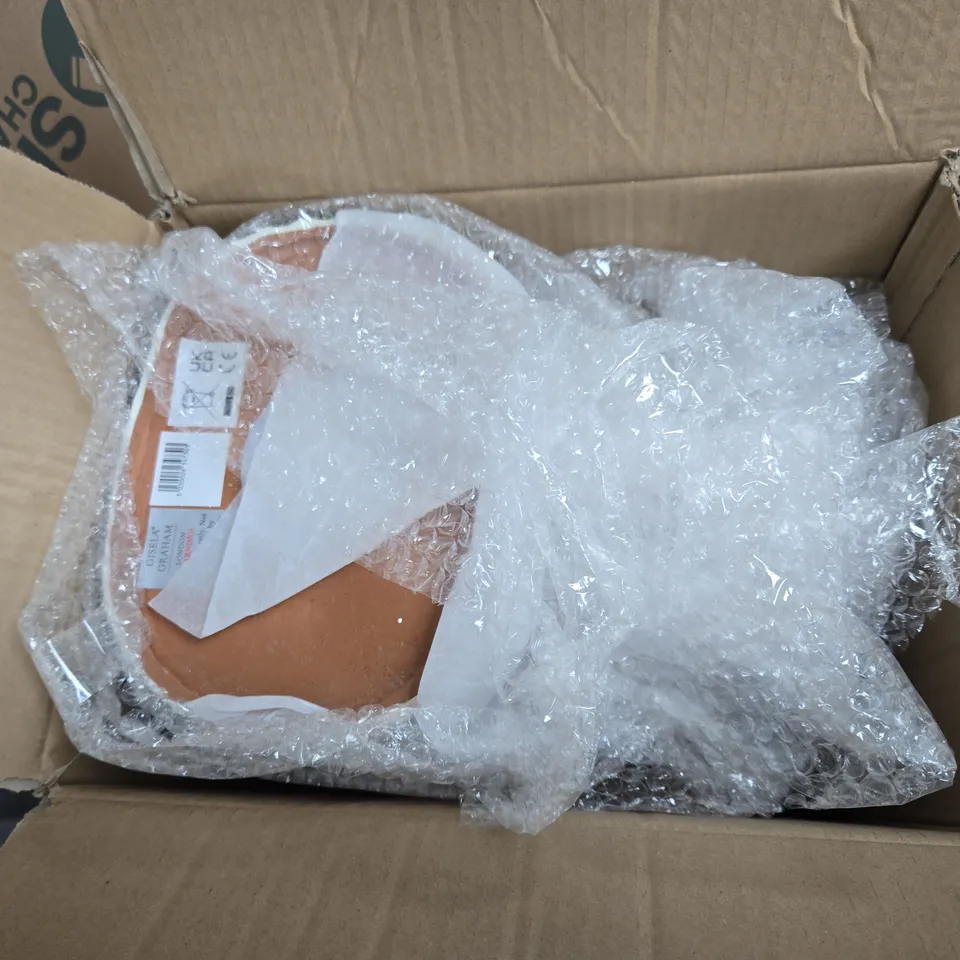 2 GINGERBREAD CHALET LED ORNAMENTS