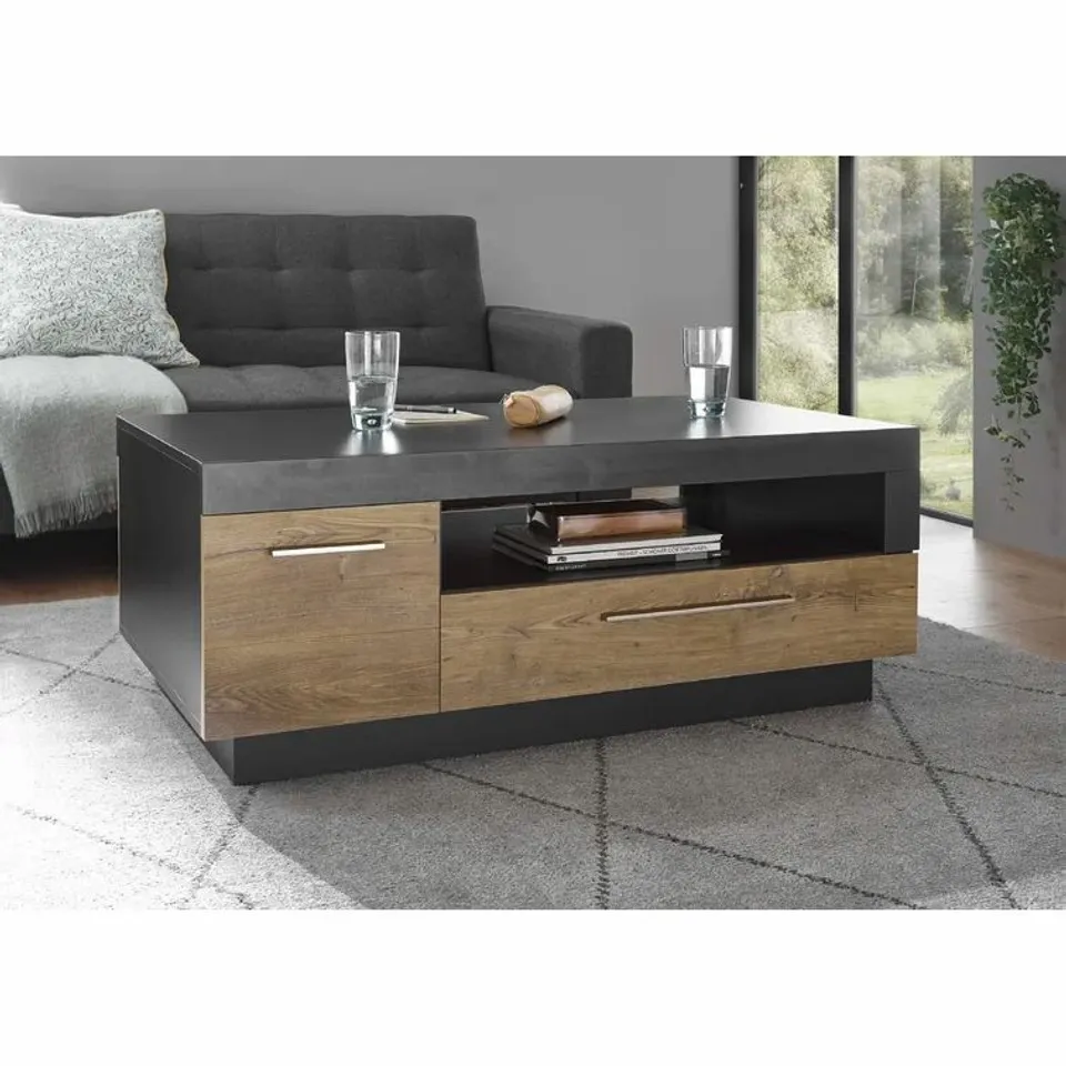COLORADO SPRINGS BLOCK COFFEE TABLE WITH STORAGE