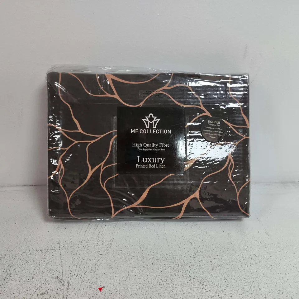 MF COLLECTION LUXURY PRINTED BED LINEN DOUBLE COMPLETE SET