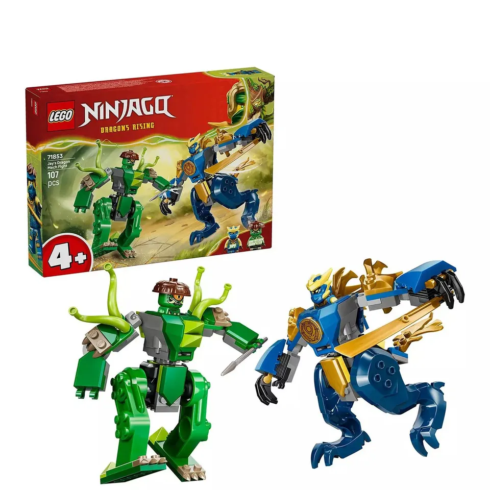 LEGO NINJAGO JAY’S DRAGON MECH FIGHT NINJA TOY 71853