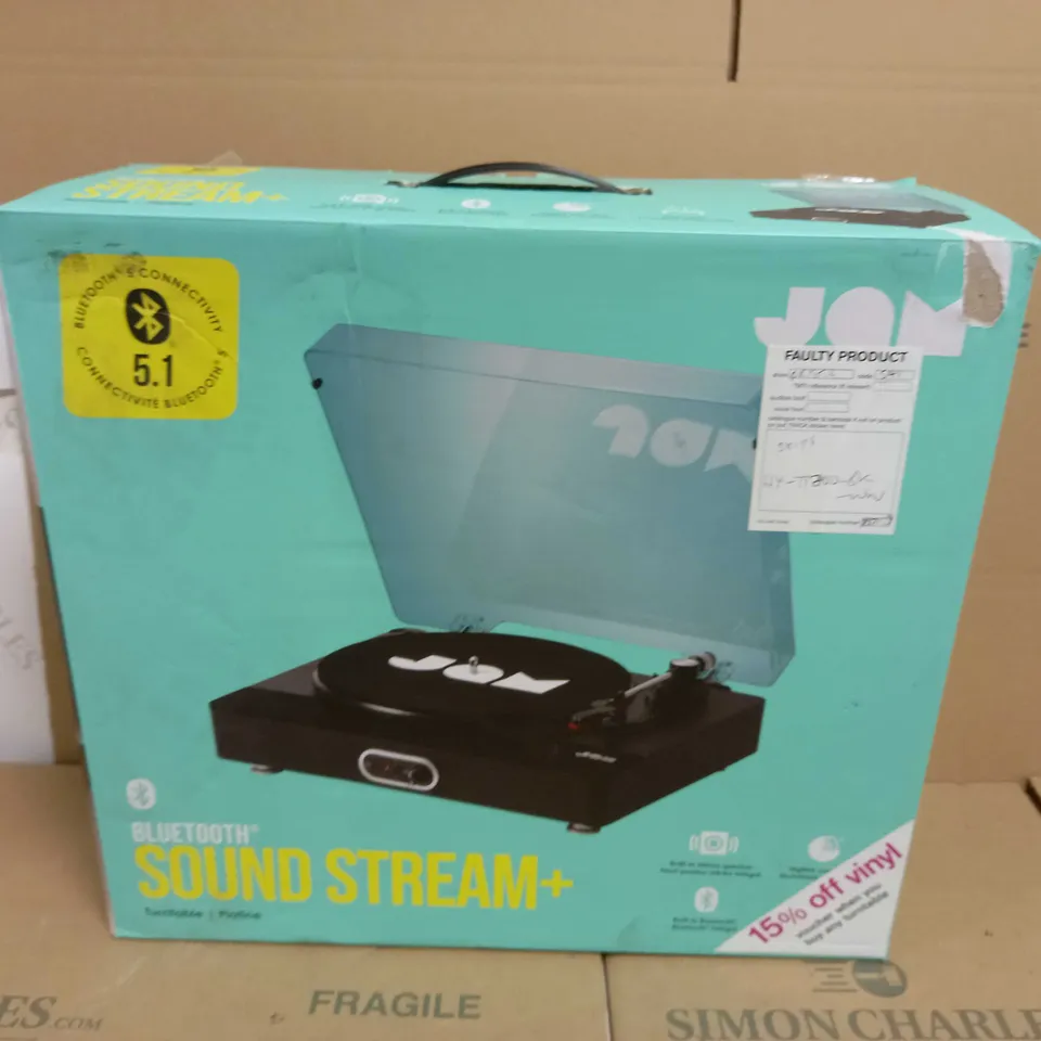 JAM BLUETOOTH SOUND STREAM+ TURNTABLE