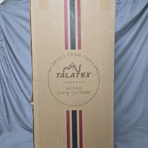 BOXED TALATEX NATURAL LATEX MATTRESS - SIZE UNSPECIFIED - COLLECTION ONLY