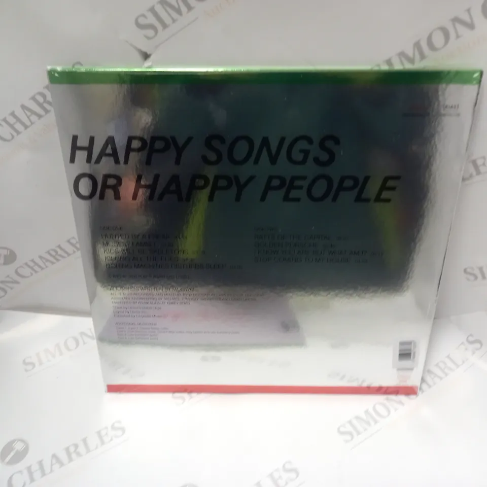 SEALED MOGWAI HAPPY SONGS FOR HAPPY PEOPLE VINYL WITH SIGNED CARD
