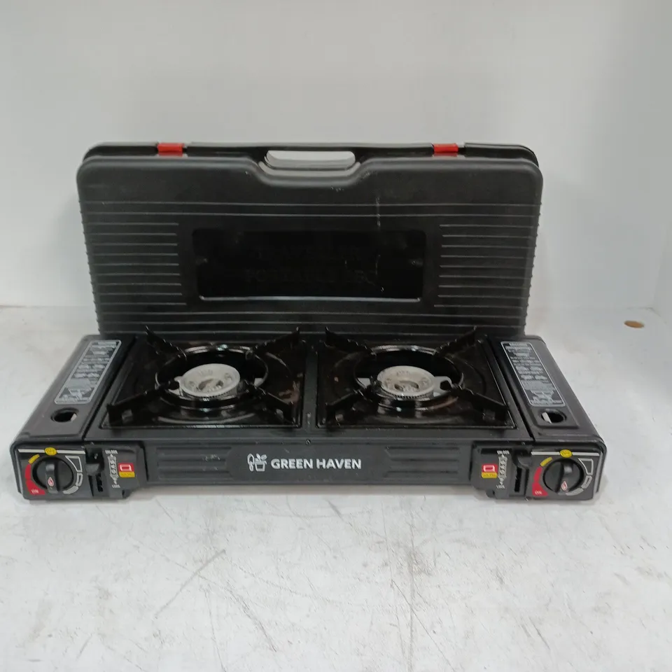 GREEN HAVEN PORTABLE BBQ IN CARRY CASE