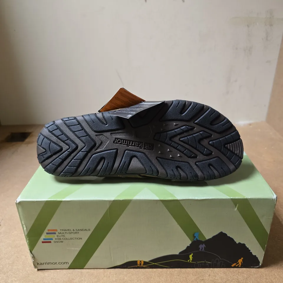 KARRIMOR LOUNGE SLIDE SANDALS – BROWN, MEN'S UK 8 