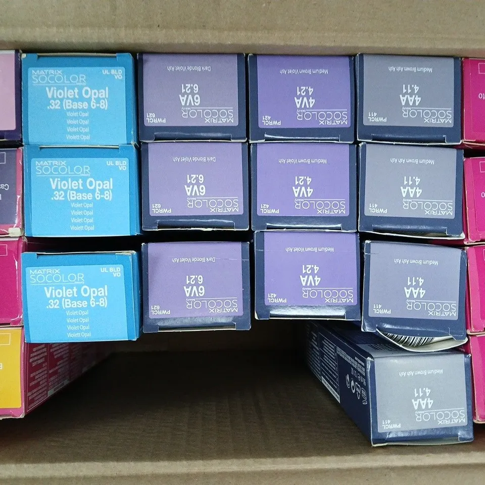 BOX OF APPROXIMATELY 20 ASSORTED MATRIX SO COLOUR BEAUTY PRODUCTS