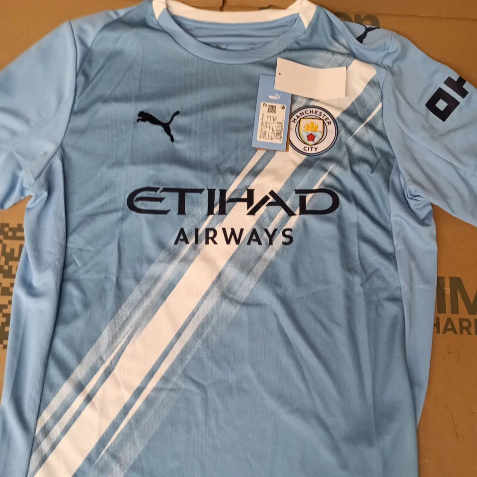 PUMA MANCHESTER CITY HOME JERSEY REPLICA SIZE LARGE