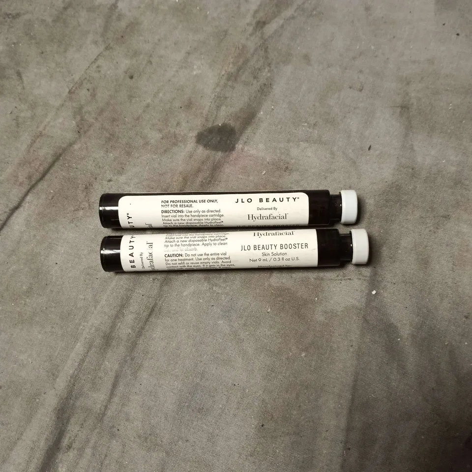 2 X JLO BEAUTY HYDRAFACIAL BEAUTY BOOSTER SKIN SOLUTION 9ML