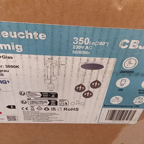 BOXED PENDELLEUCHTE 3 FLAMMING (1 BOX )