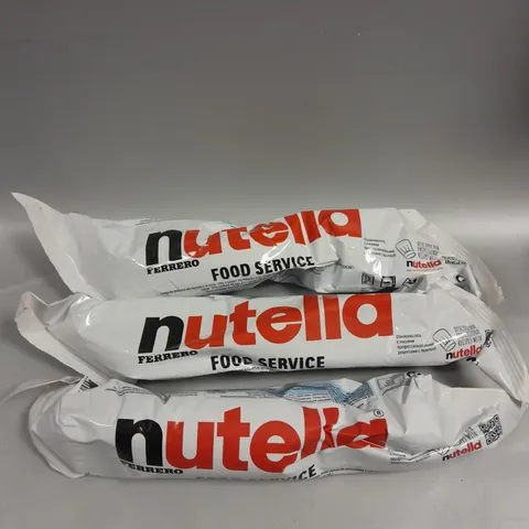 3 X SEALED NUTELLA FOOD SERVICE PIPING PACKS - 3 X 1KG