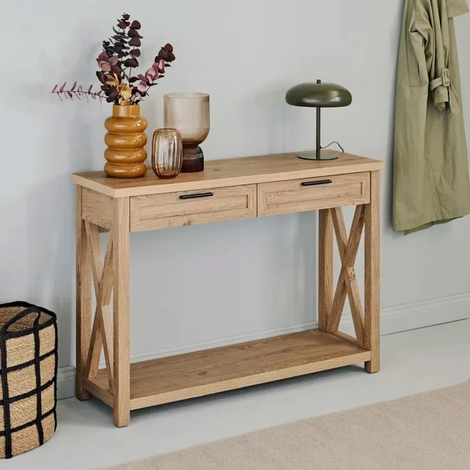BOXED NOAM 110CM CONSOLE TABLE 