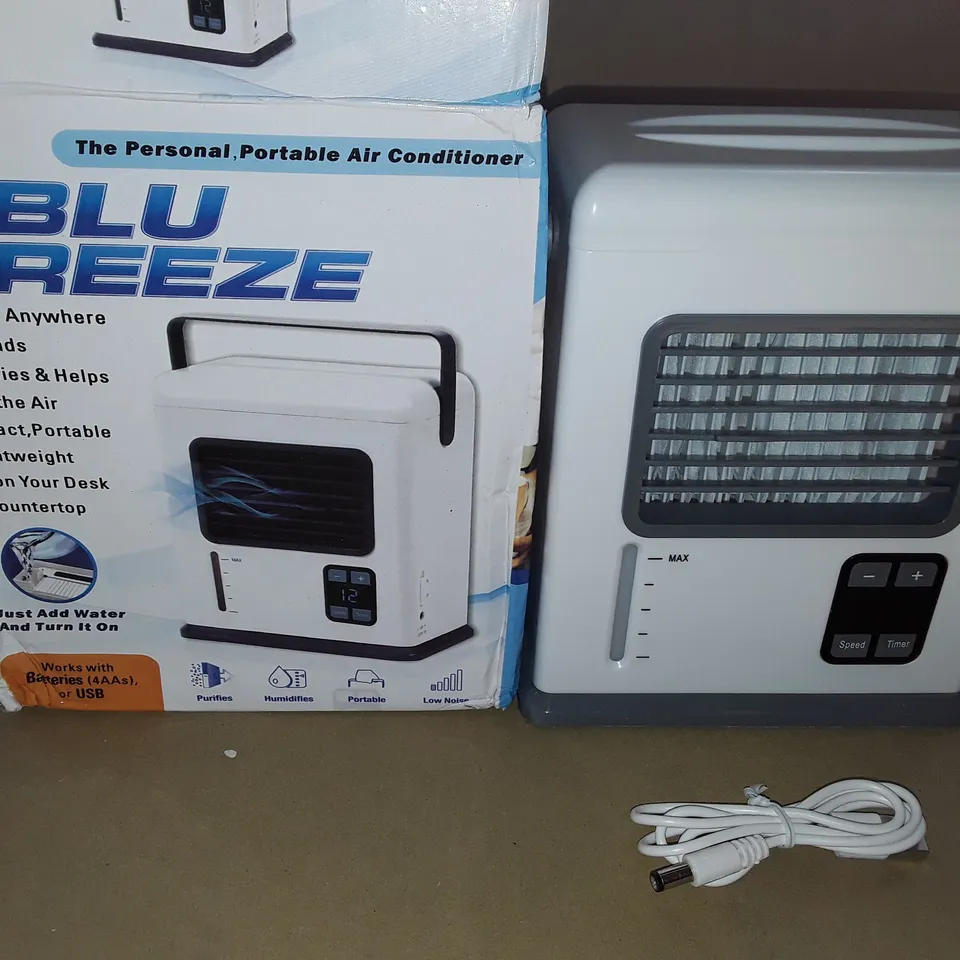 BOXED BLUE BREEZE PORTABLE AIR CONDITIONER