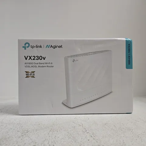 TP-LINK VX230V AX1800 DUAL BAND WI-FI 6 VDSL/ADSL MODEM ROUTER – BOXED