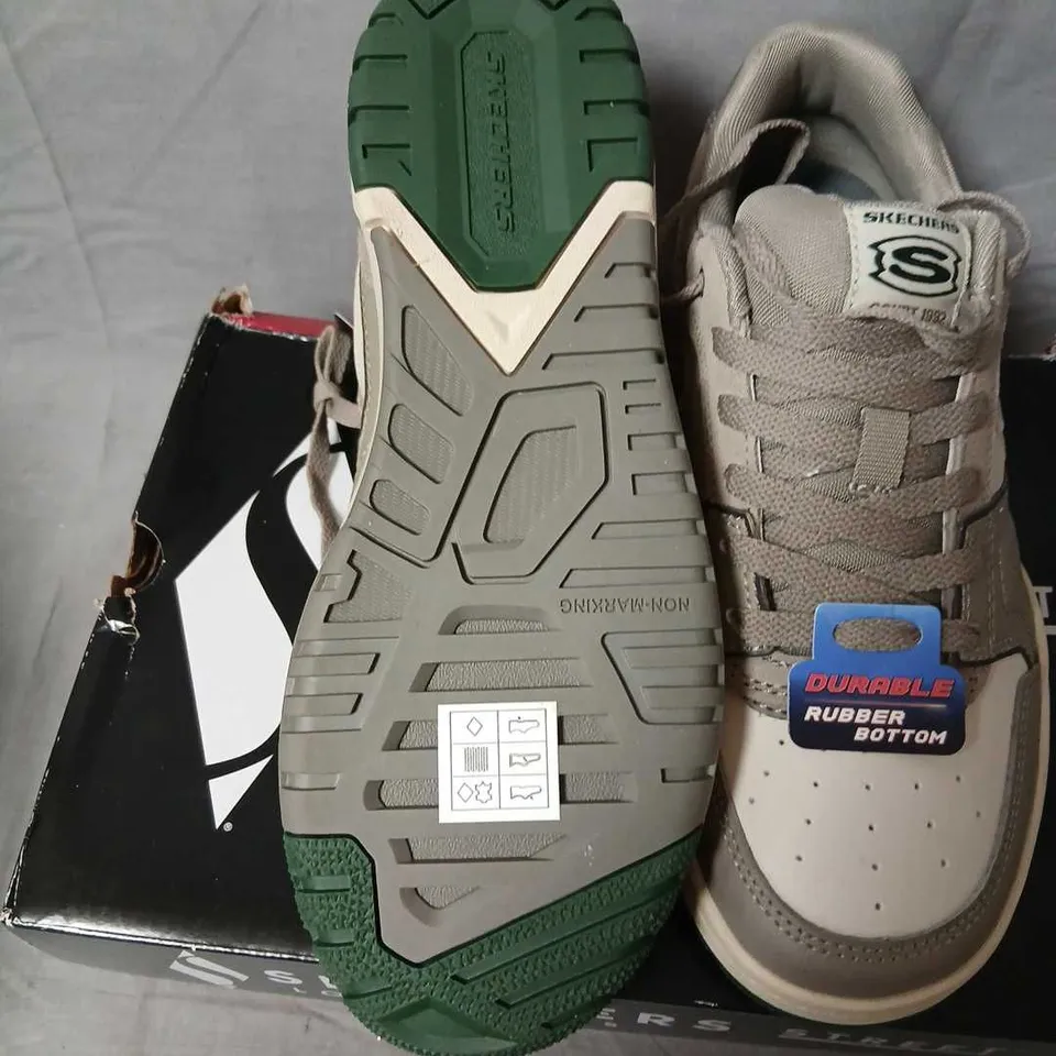 SKECHERS STREET LOS ANGELES KIDS' SNEAKERS - BEIGE SIZE 3