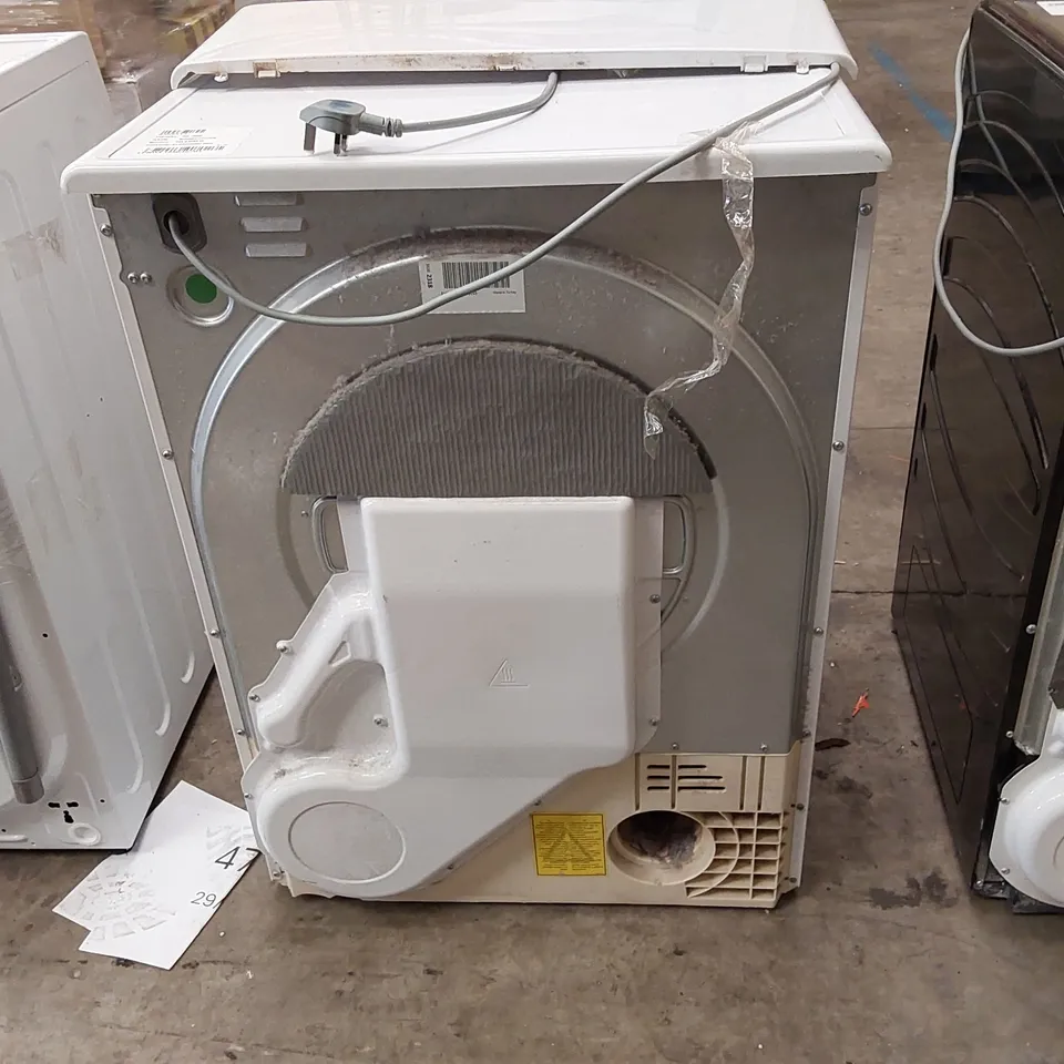 HOOVER HLEV8LG 8KG VENTED TUMBLE DRYER, WHITE, LED DISPLAY [ENERGY CLASS C]