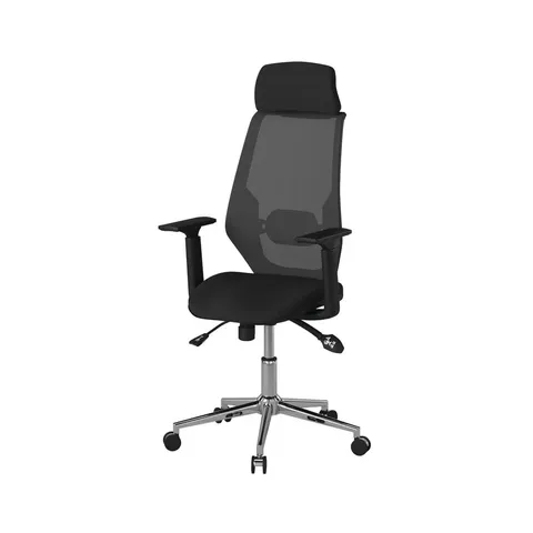BOXED ALPHASON CLIFTON MESH BACK CHAIR BLACK/CHROME