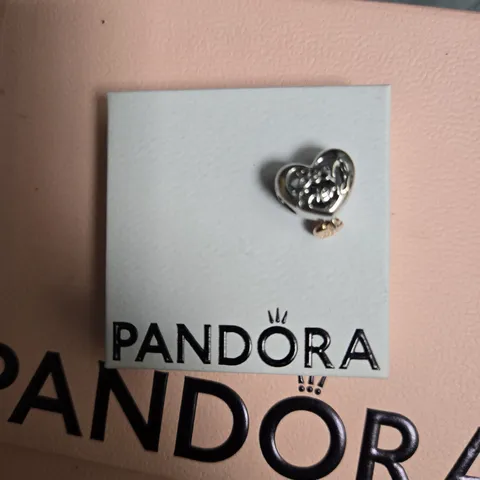 PANDORA STERLING SILVER HEART 'BEST FRIEND' CHARM