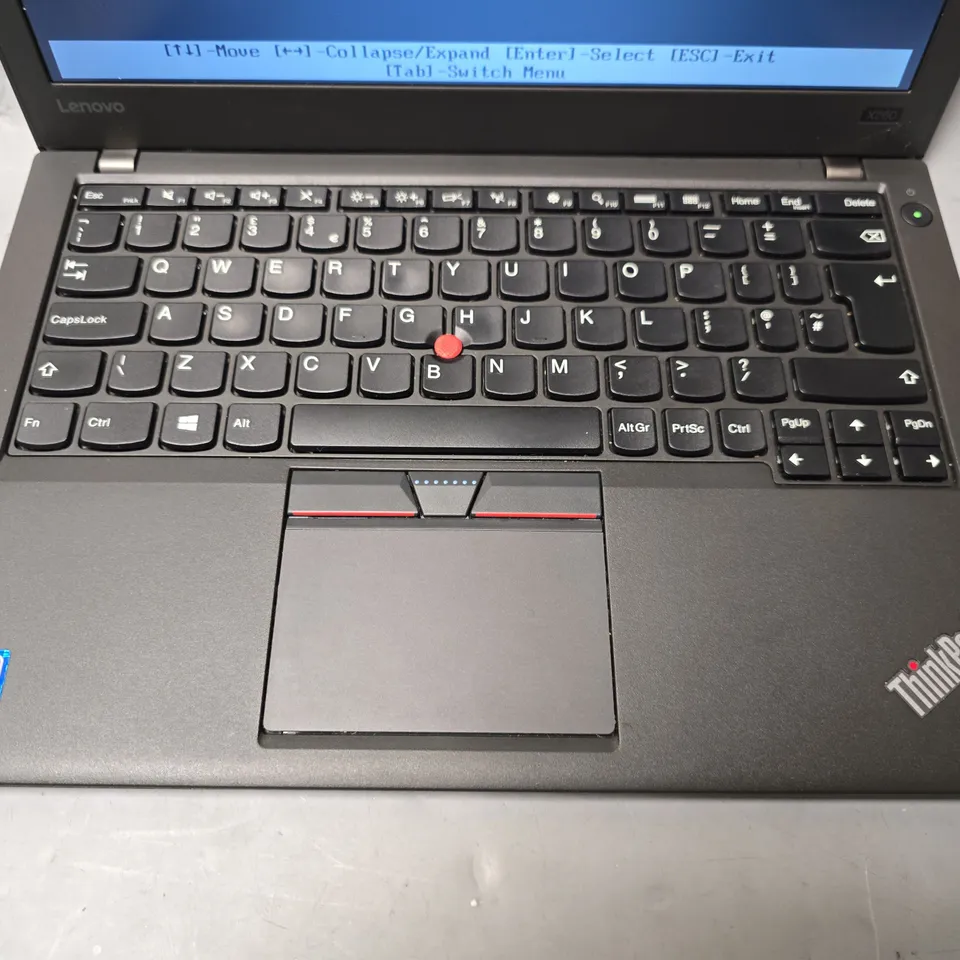 LENOVO X260 THINKPAD LAPTOP IN BLACK