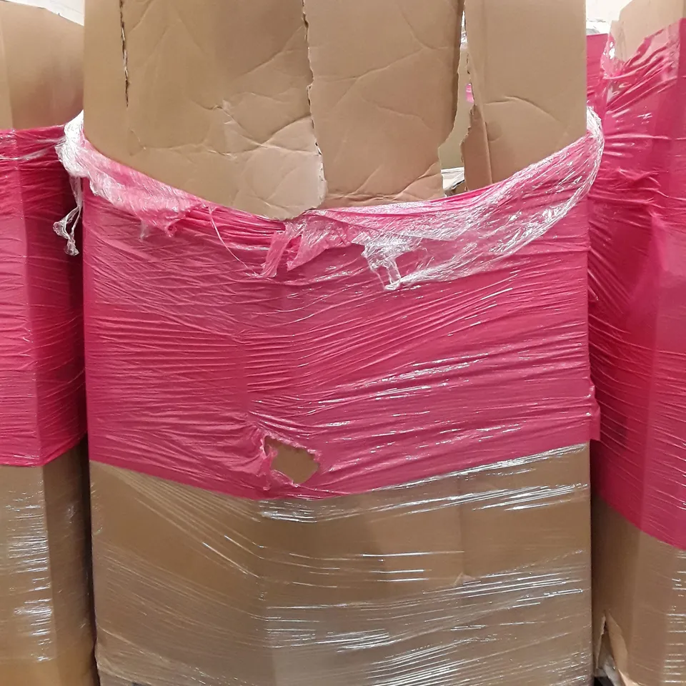 PALLET OF ASSORTED PRODUCTS INCLUDING KEYBOARD TRAY, AQUARIUM LIGHT, OFFICE CHAIR, CEILING FAN, ELECTRIC STANDER 