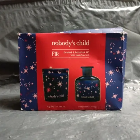 NOBODY'S CHILD CANDLE & DIFFUSER SET