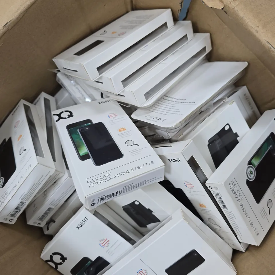 APPROXIMATELY 50 ASSORTED PHONE CASES FROM VARIOUS BRANDS AND IN VARIOUS STYLES FOR PHONES SUCH AS 6 PLUS, IPHONE 6/7, ETC - COLLECTION ONLY