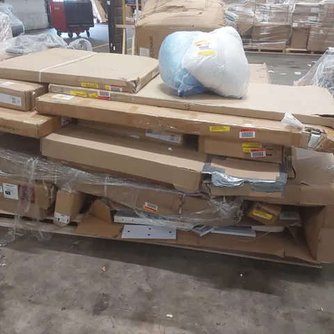 PALLET CONTAINING A LARGE QUANTITY OF ASSORTED FURNITURE PARTS ECT
