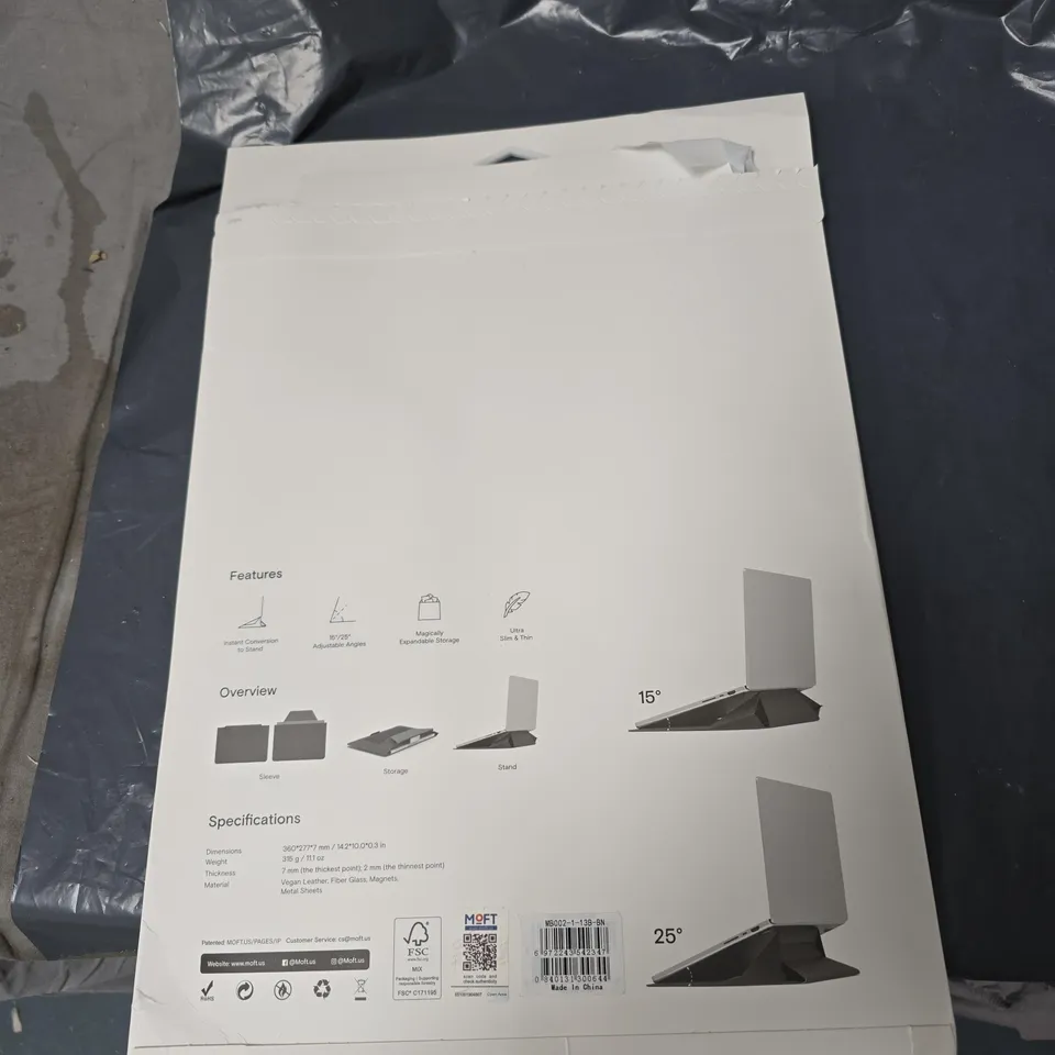 MOFT 3 IN 1 CARRY SLEEVE FOR 14" LAPTOPS SIENNA BROWN