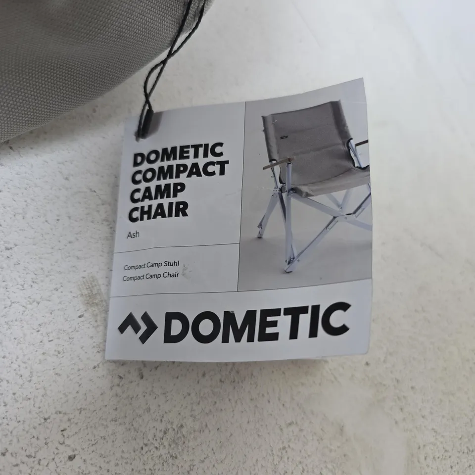 DOMETIC COMPACT CAMP CHAIR IN ASH GREY