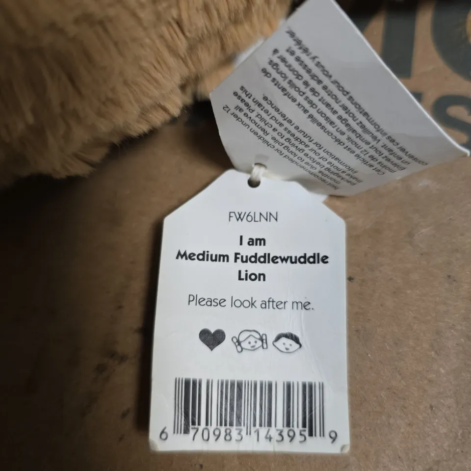JELLYCAT MEDIUM FUDDLEWUDDLE LION