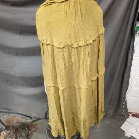MISS SELFRIDGE MUSTARD  KAFTAN DRESS,  – UK 10 (EU 38, US 6)