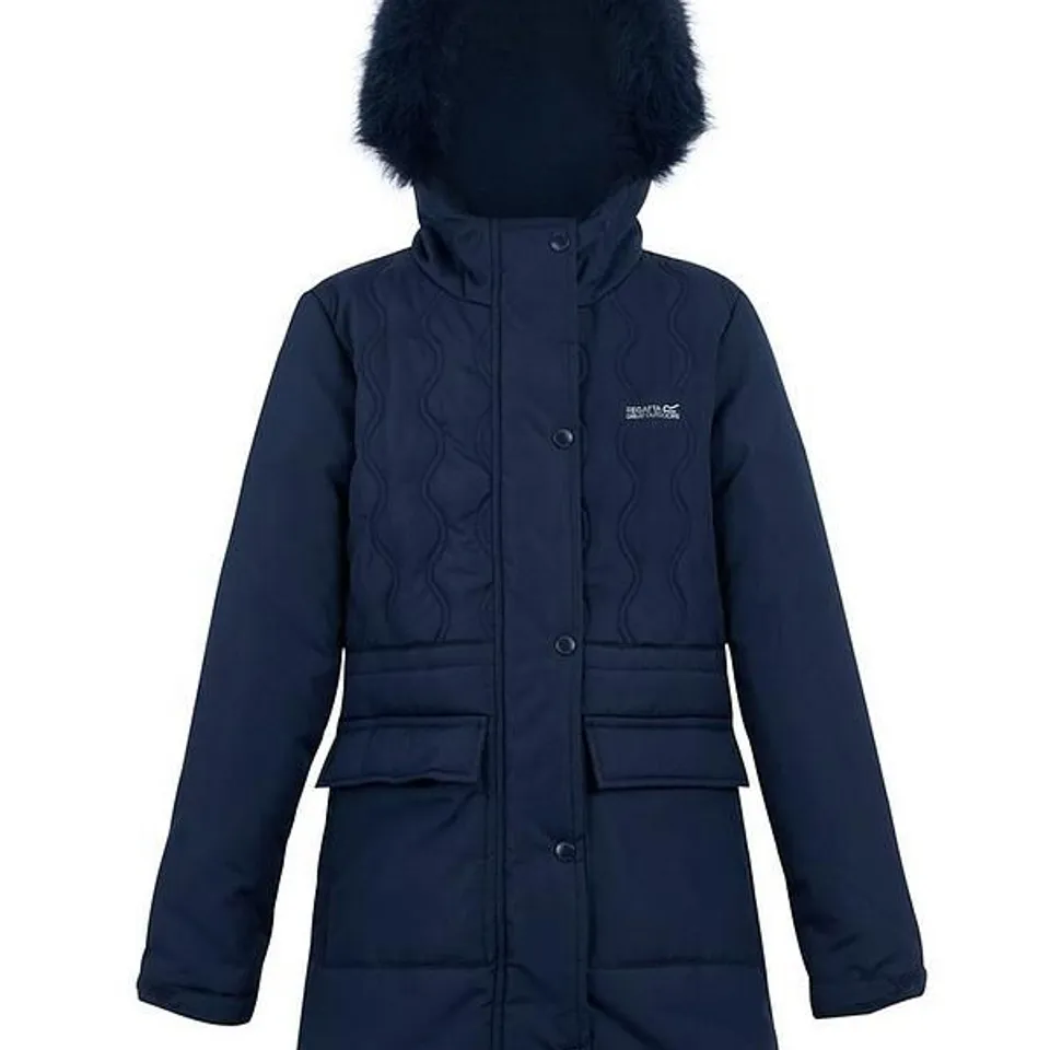 BRAND NEW REGATTA KIDS FABRIZIA JACKET IN NAVY - 3/4 YRS