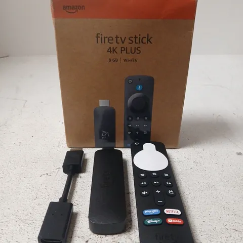 AMAZON FIRE TV STICK 4K PLUS WITH REMOTE