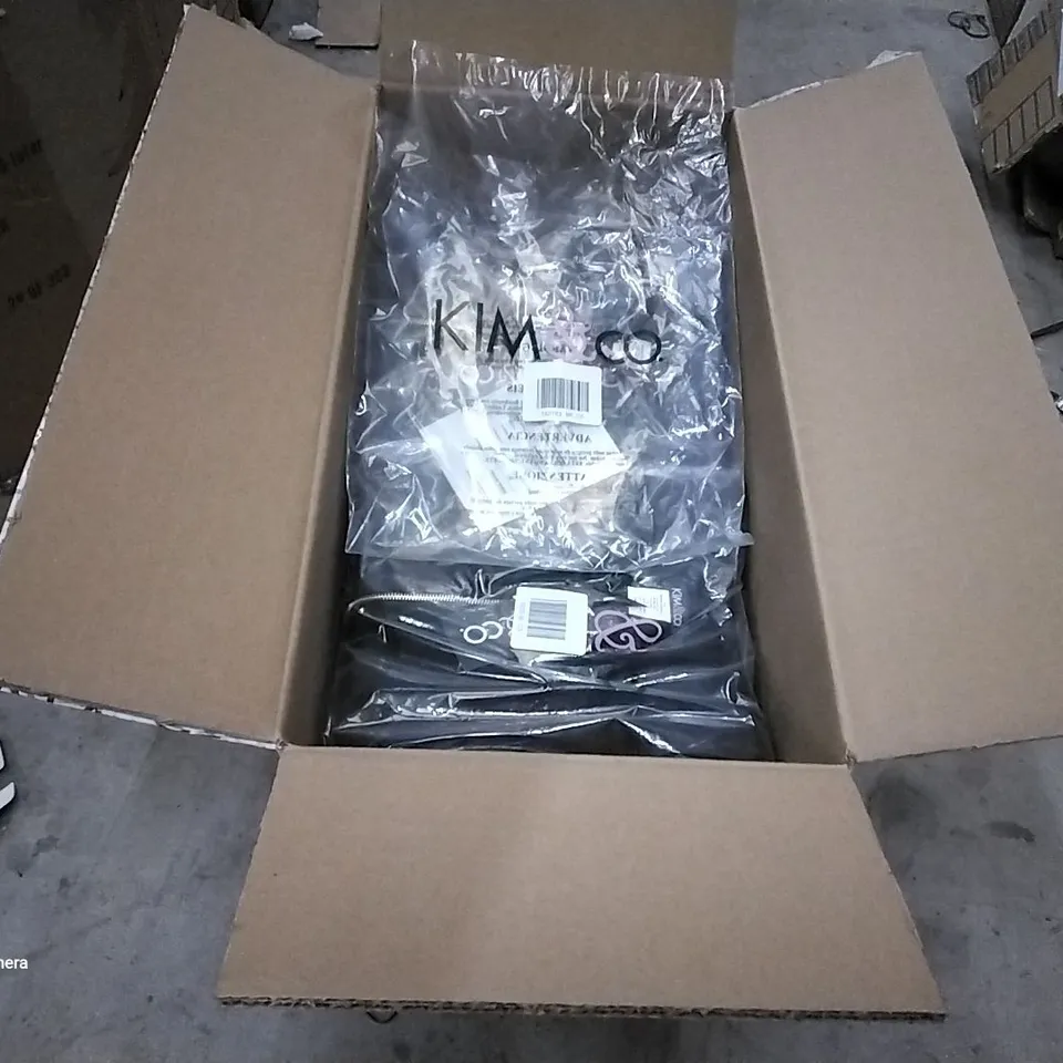 BOX OF APPROXIMATELY 30 ASSORTED BRAND NEW BAGGED KIM AND CO BLACK ZIP UP JACKETS VARIOUS SIZES
