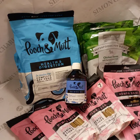DOG FOOD SELECTION AND SMALL ANIMAL FEED/ACCESSORIES 