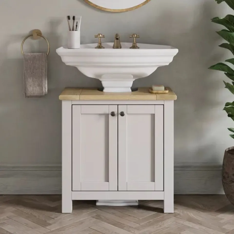 BOXED OLNEY UNDER SINK CABINET - STONE (1 BOX)