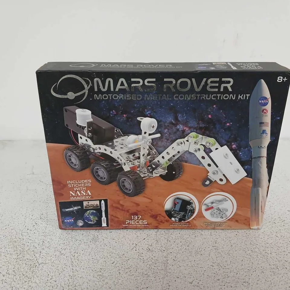 MARS ROVER MOTORISED METAL CONSTRUCTION KIT – 137 PIECES (BOXED)
