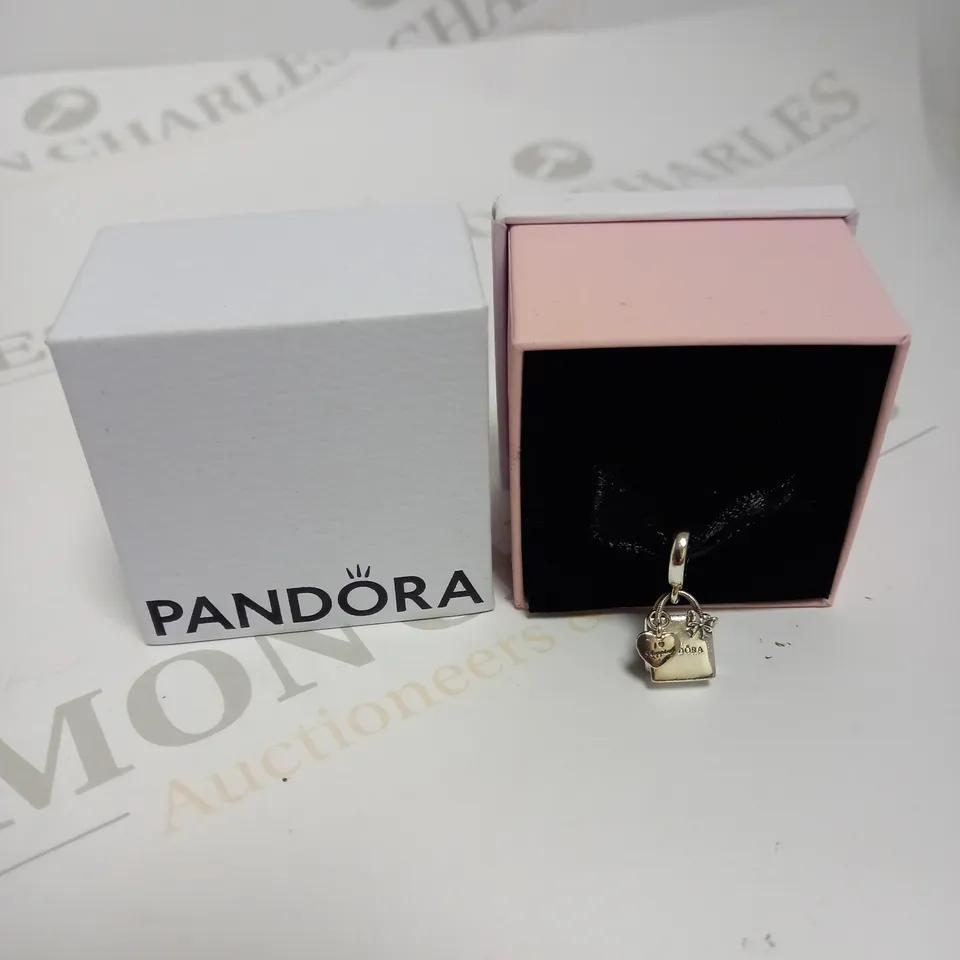 PANDORA SILVER PANDORA BAG CHARM 