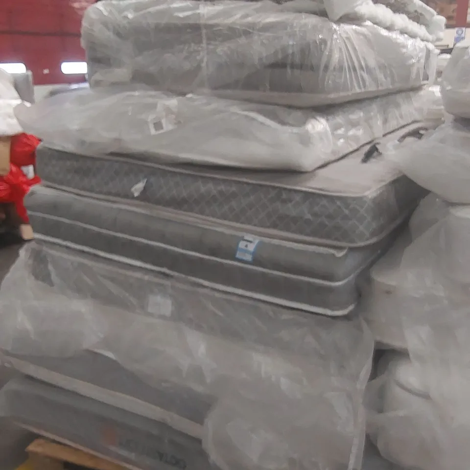 PALLET CONTAINING APPROXIMATELY 9x ASSORTED MATTRESSES - CONDITIONS VARY