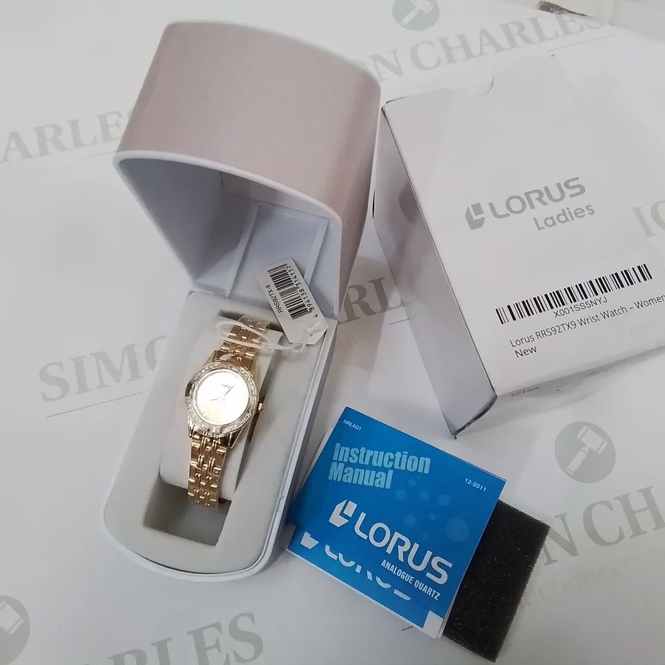 BOXED LORUS RRS92TX9 WOMENS WRIST WATCH