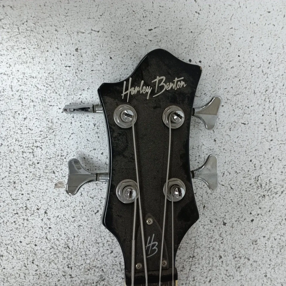 HARLEY BENTON ELECTRIC BASS GUITAR – BLACK