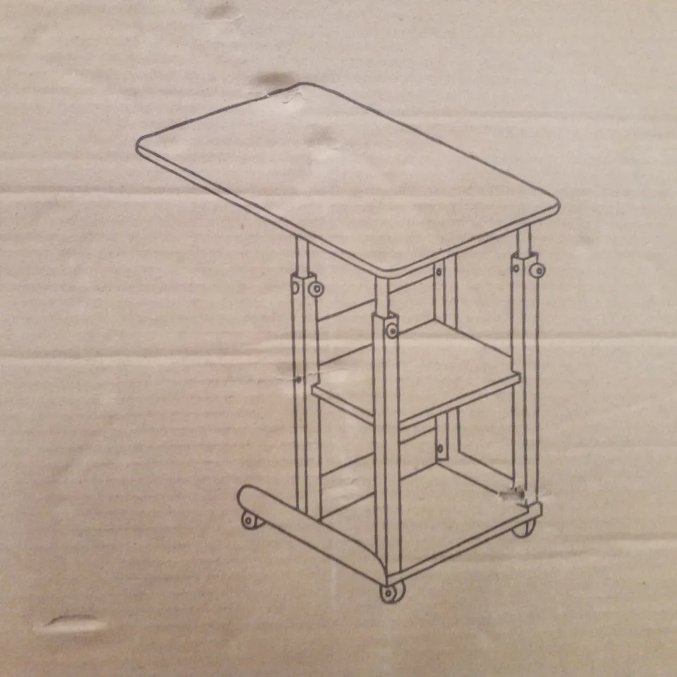 Boxed living and home computer table