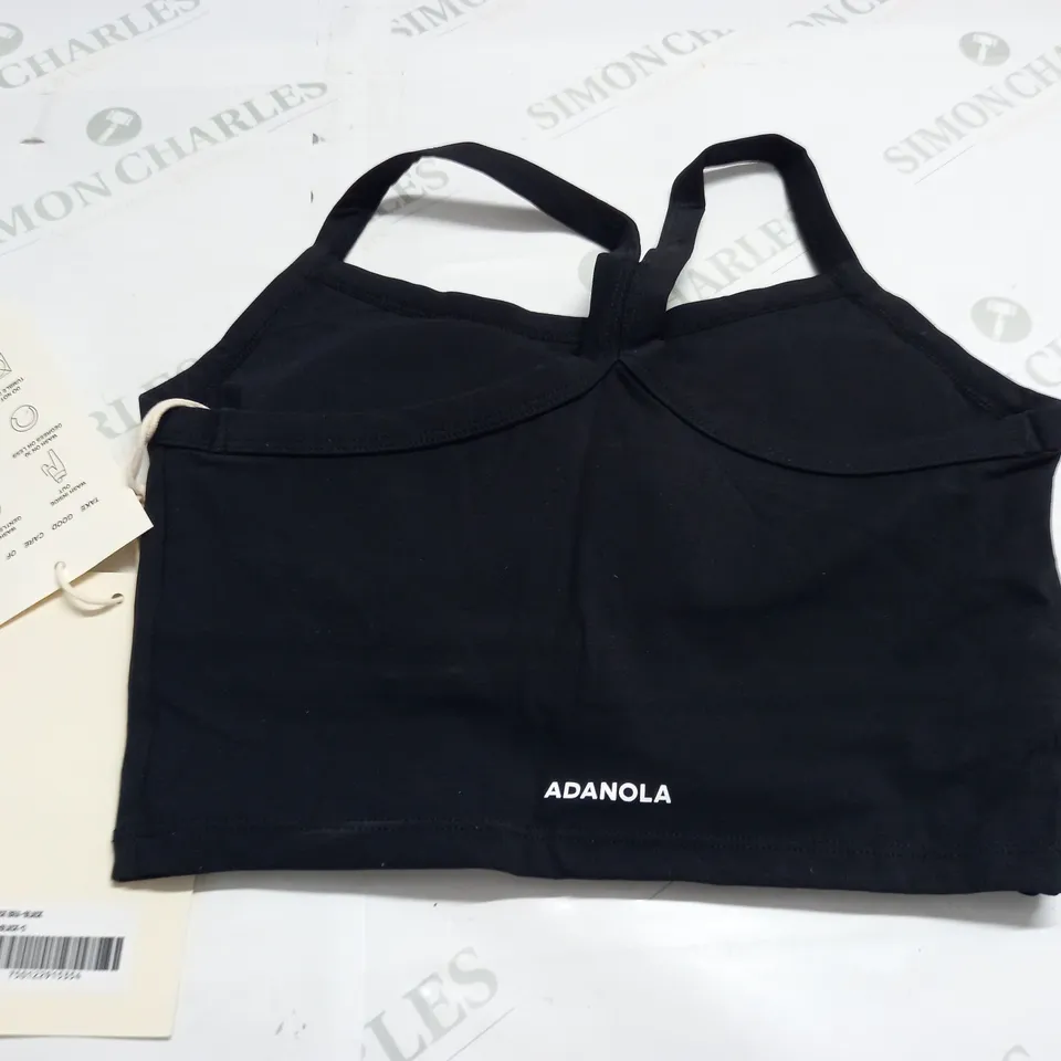 ADANOLA Y-BACK BRA IN BLACK - S