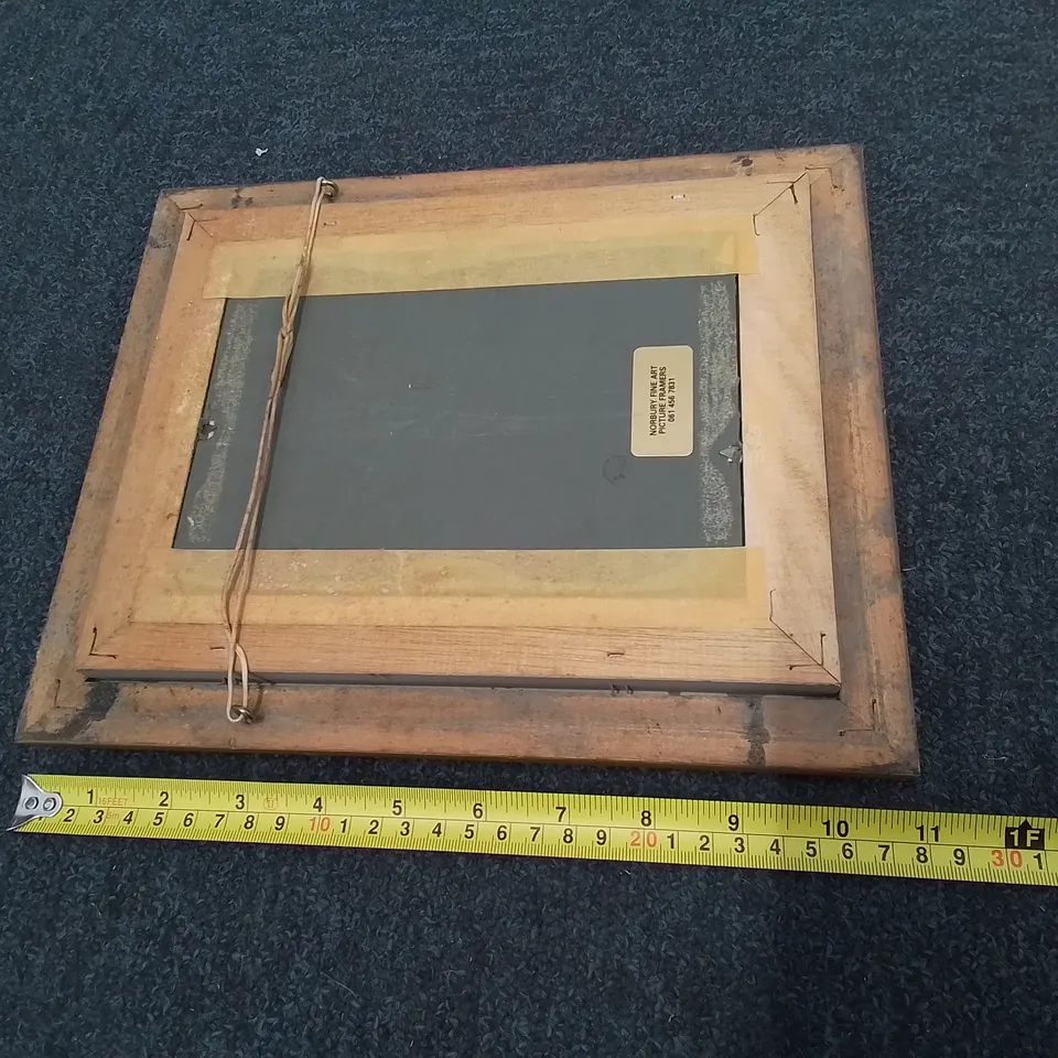 FRAMED VASE PAINTING- JANE HORDEN