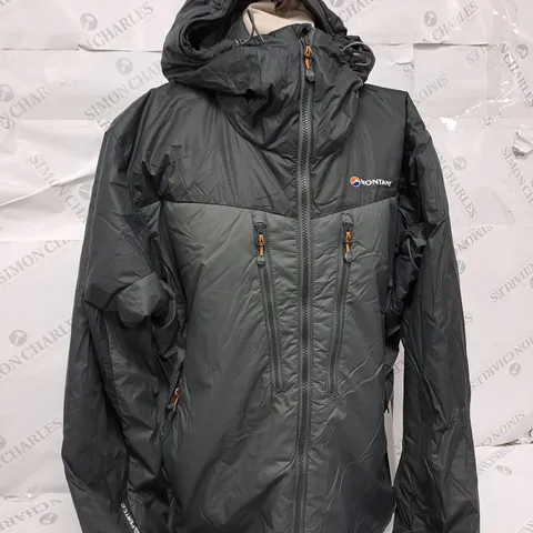 MONTANE FLUX SHADOW JACKET IN TRAVELLER GREEN - LARGE 