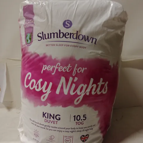 SLUMBERDOWN KING DUVET – 10.5 TOG, SEALED PACKAGING