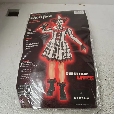 GHOST FACE HALLOWEEN COSTUME – MEDIUM (UK 8-10)