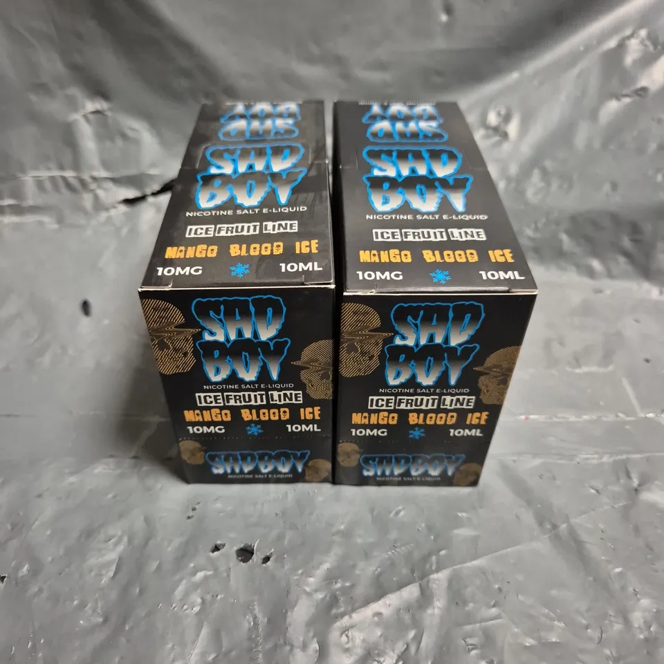 APPROXIMATELY 12 SAD BOY E-LIQUID MULTIPACKS