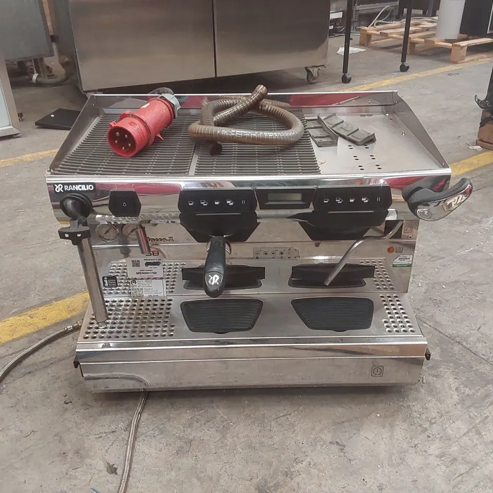 RANCILIO CLASSE 7 2 GROUP COMMERCIAL COFFEE MACHINE WITH ISTEAM