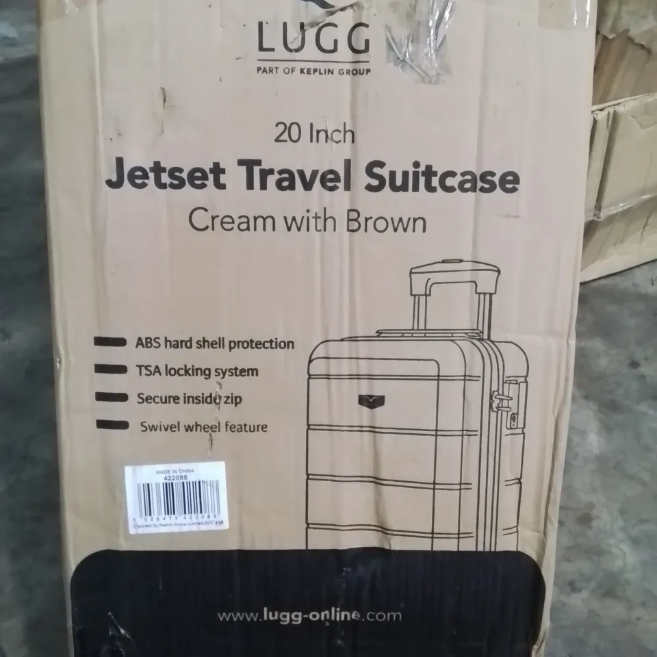 BOXED LUGG JETSET TRAVEL SUITCASE